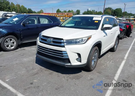 2017 Toyota Highlander Hybrid Limited Platinum из США, поврежденный, VIN 5TDDGRFH9HS033294
